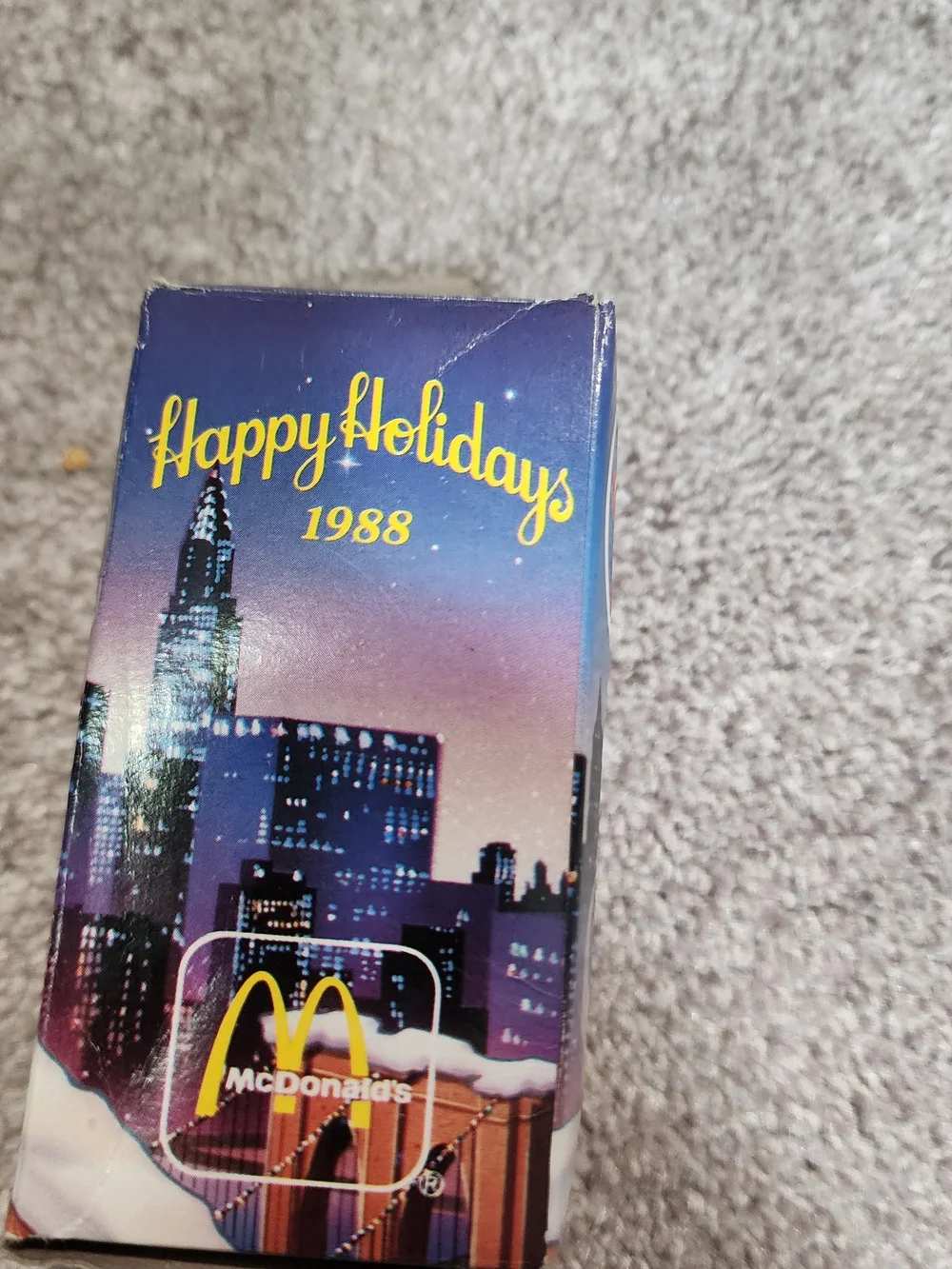 Vintage 1988 McDonald's Plush Ornament Dodger of Oliver & Co.